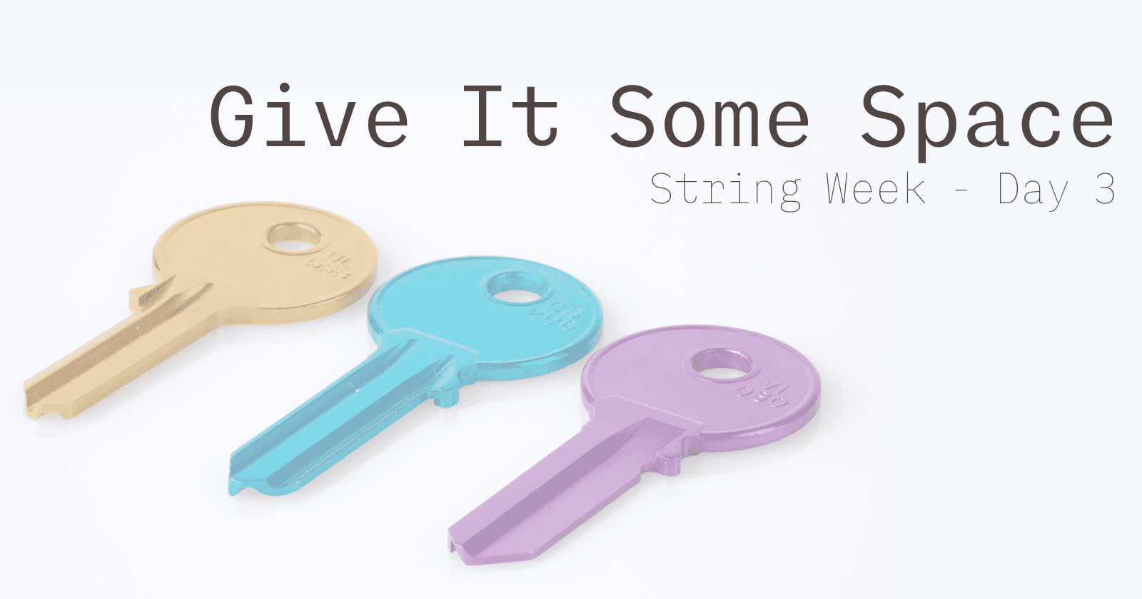 String Week Challenge - Day 3